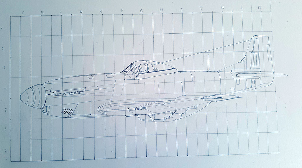 SAAF P-51D 2nd 'Cheetah' Sqdn 334 Sketch-p51d